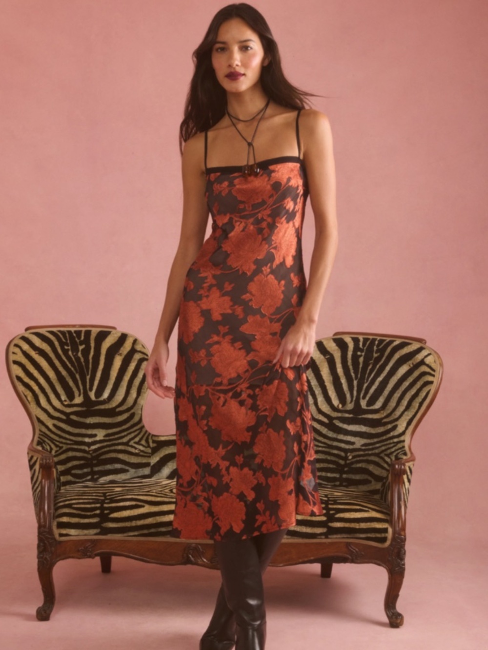 Kourt honora slip dress